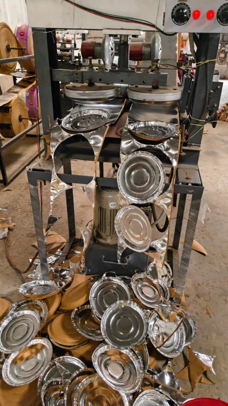 Paper plate machine, Hydrolic Double Die, Double Cylinder